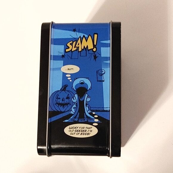 RARE 2001 Major Damage Metal Lunch Box Cartoon Superhero Cool Colorful Lunchbox - Picture 4 of 9